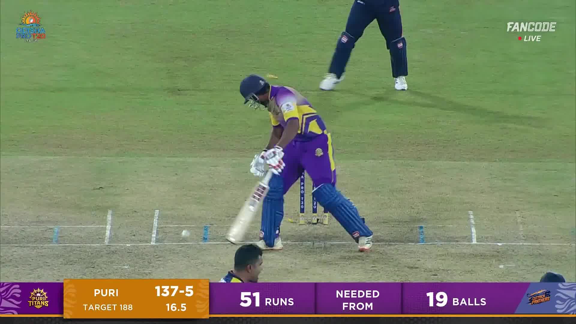 Wicket! Biplab Hits The Timber, Jata Walks Back