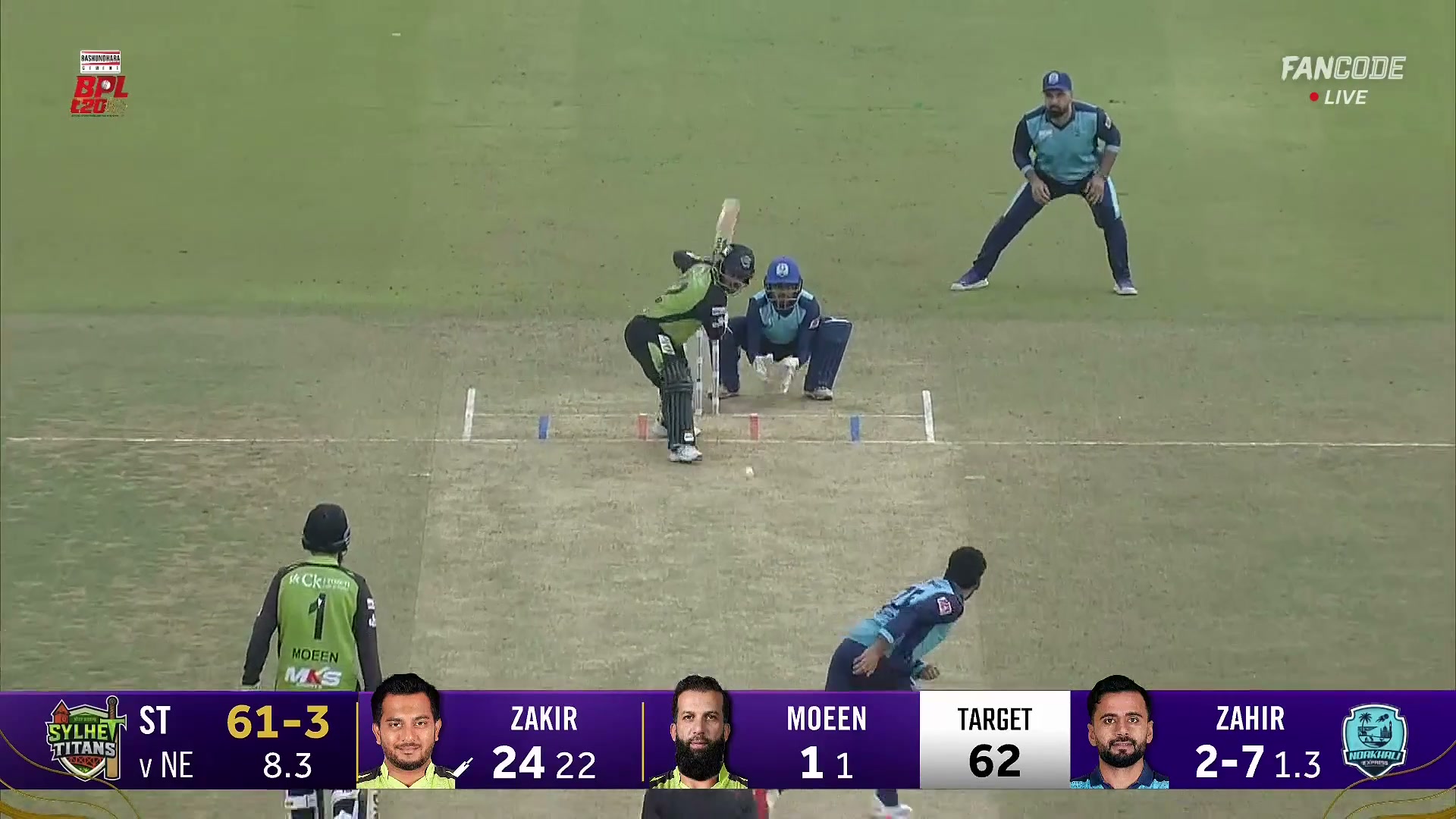 poster url for Wicket! Lofted Shot Goes Wrong As Zahir Khan Removes Zakir Hasan