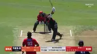 Xavier Bell Ringer Six! Three Maximums In Over As Xavier Bell Clears Mid On Again