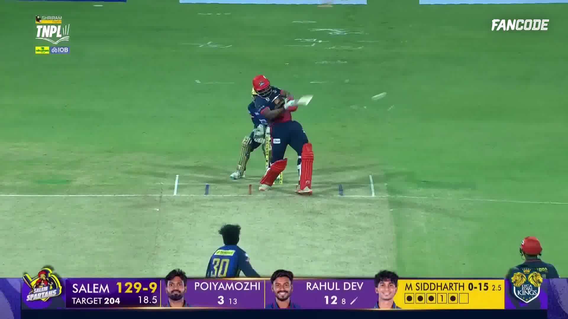 Six! Rahul Dev Unleashes A Powerful Pull Over Deep Square Leg