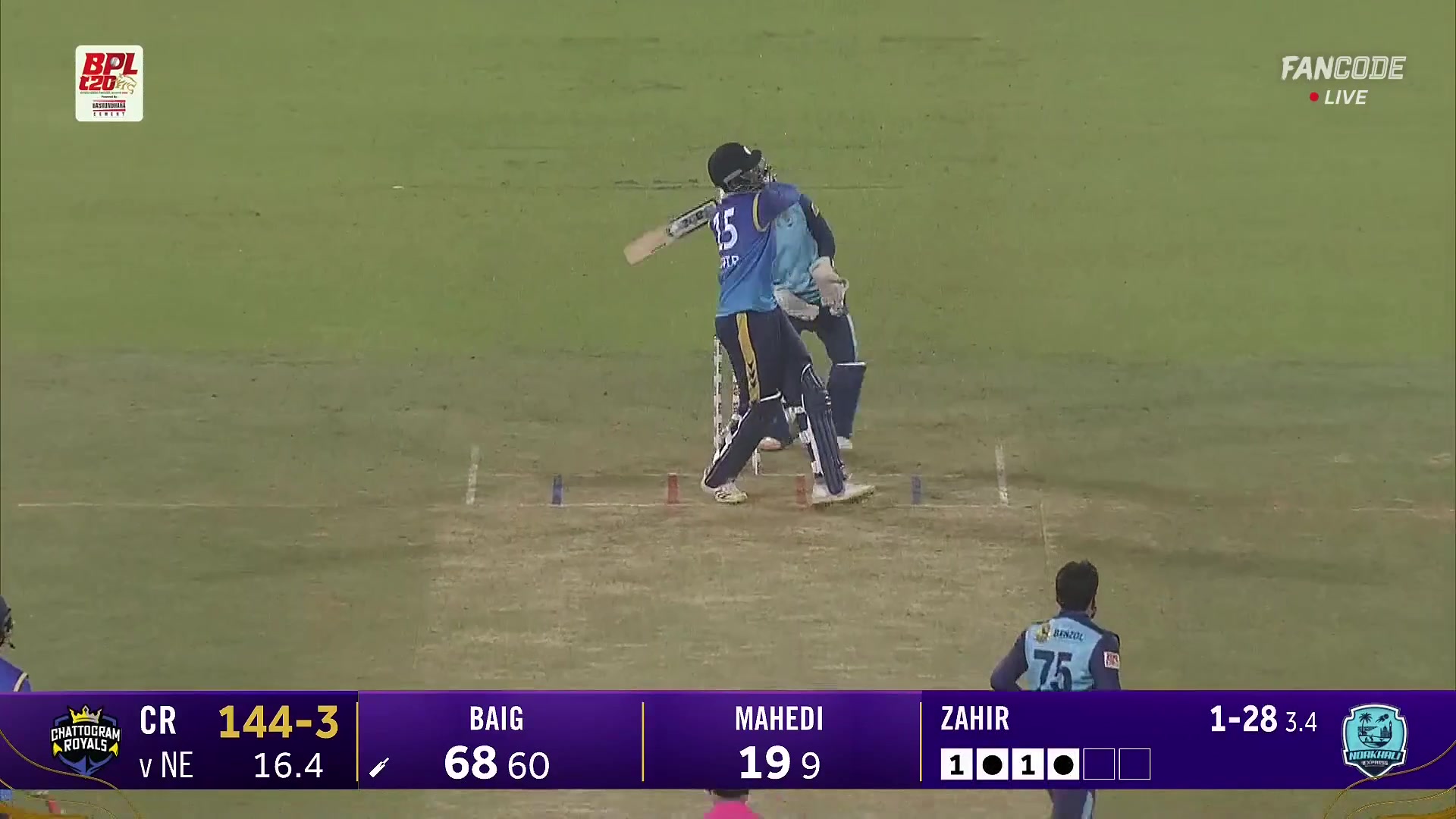 poster url for Six! Mirza Baig Whacks The Loose Delivery With Authority Into The Stands