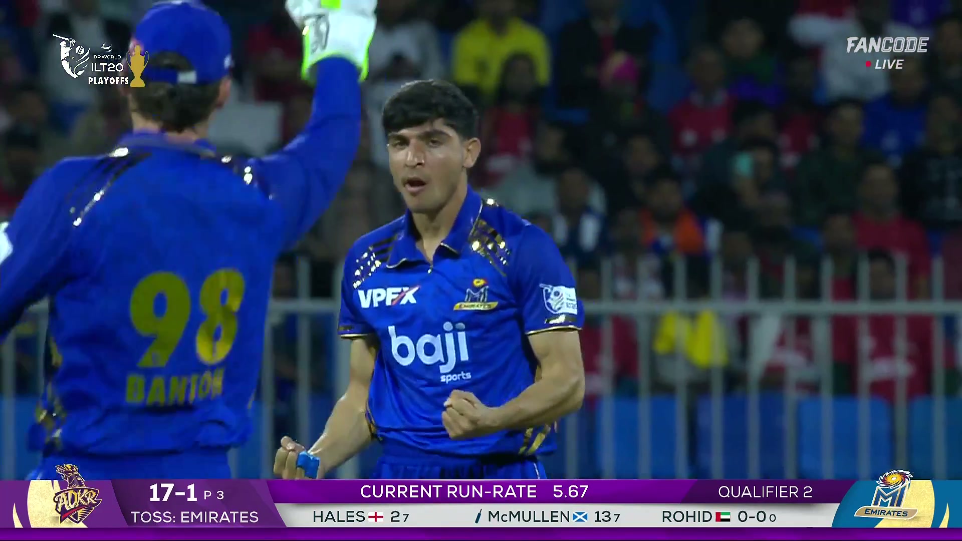 poster url for Wicket! Rohid Traps McMullen In Front Of The Wicket Rohid Strikes