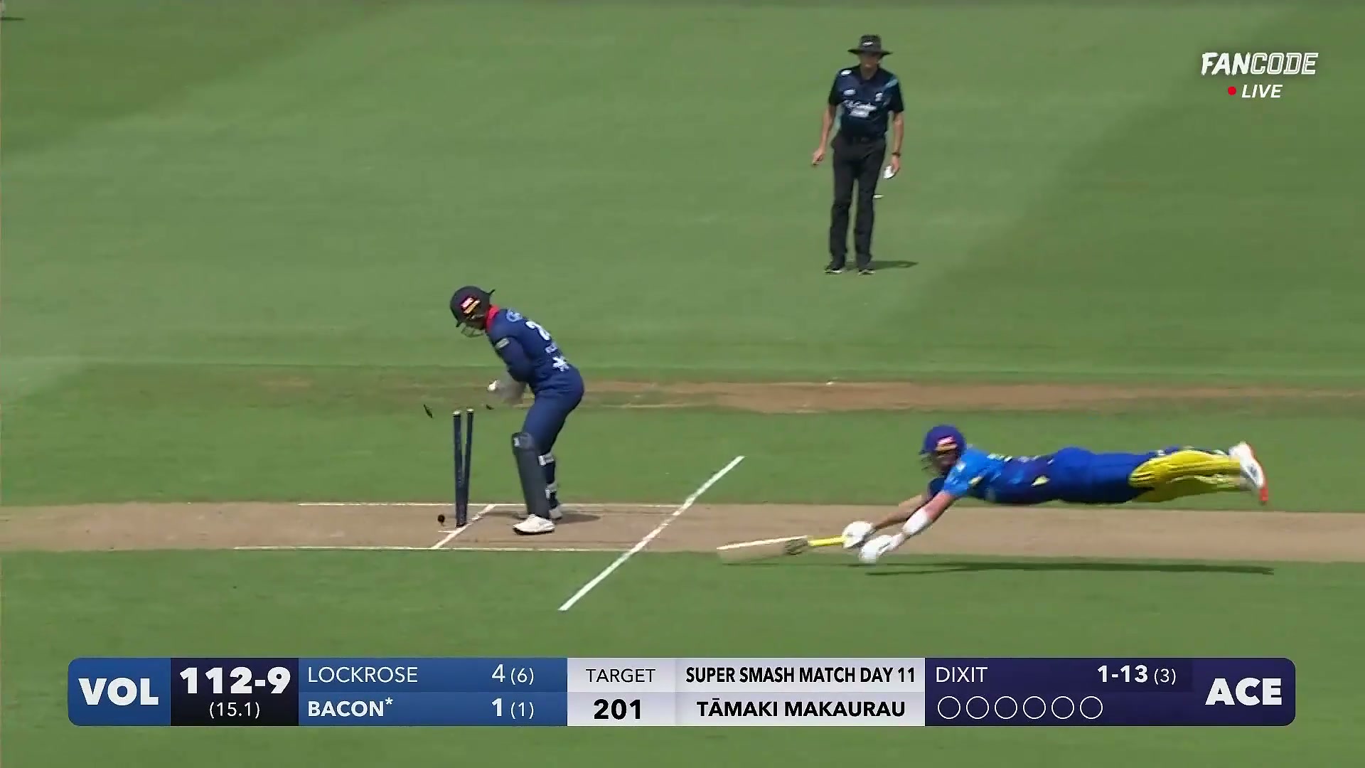 poster url for Wicket! Auckland Aces Complete Dominant Win By 88 Runs, Otago All-Out With Final Run-Out