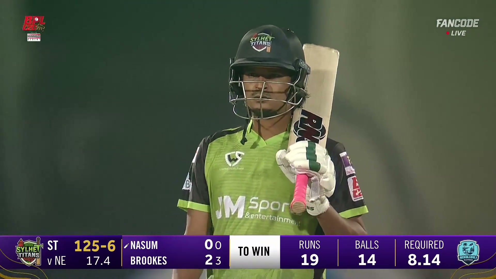 poster url for Wicket! A Huge Appeal For LBW And Umpire Raises His Finger , Nasum Ahmed Departs