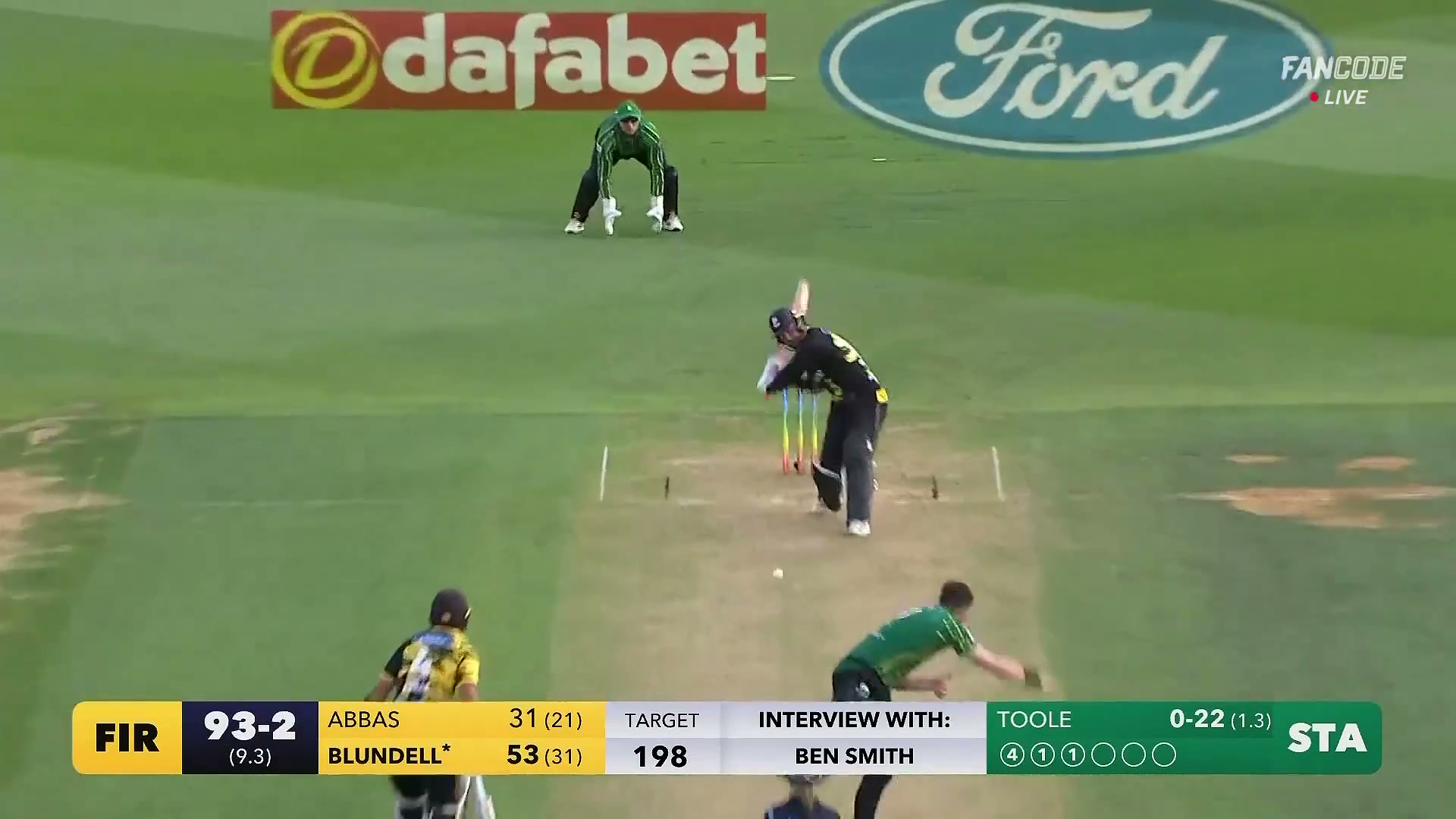 poster url for Six! Tom Blundell Comes Down Pitch To Smash Beautiful Straight Maximum