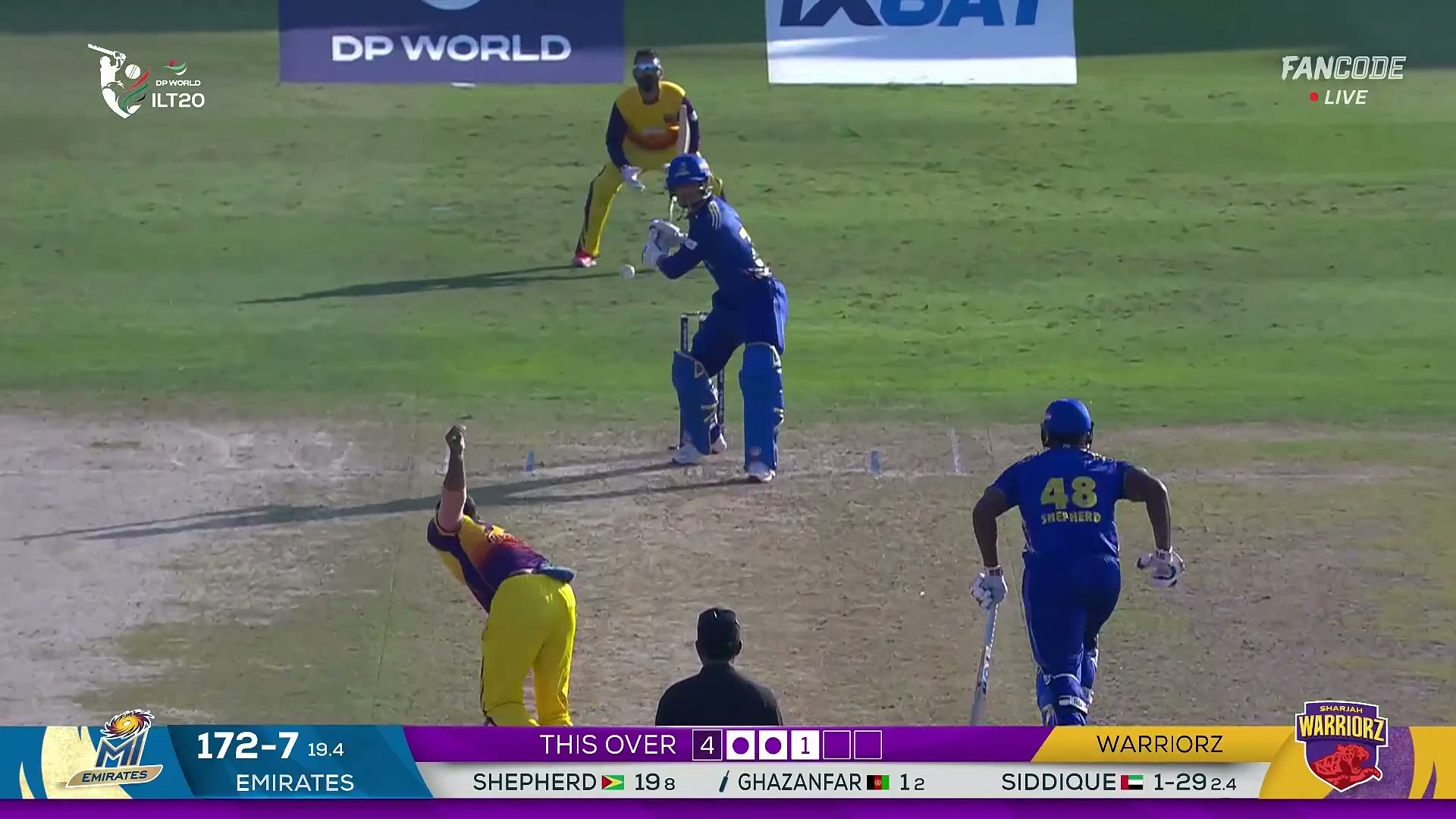 poster url for Wicket! A Big Miscommunication Leads To A Run Out, AM Ghazanfar Departs