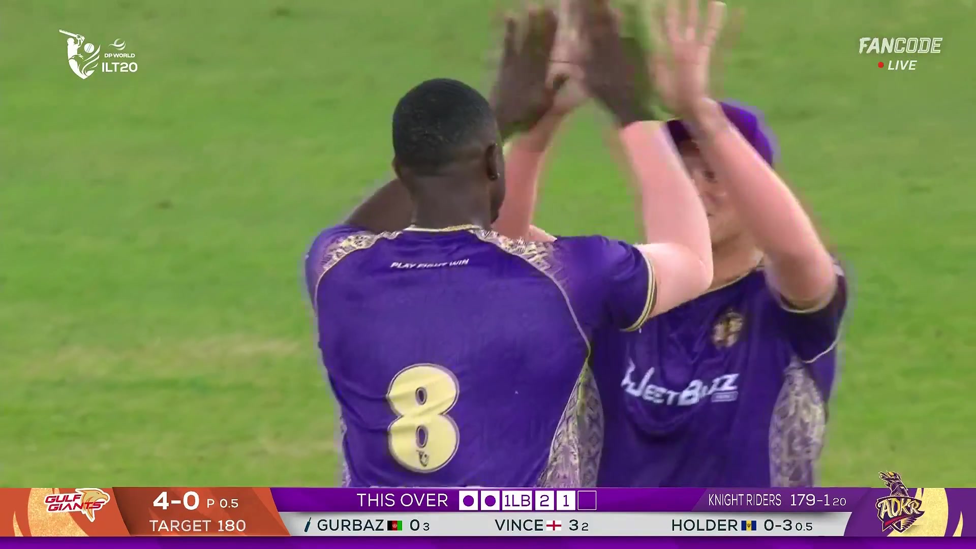 poster url for Wicket! Jason Holder Draws First Blood For Abu Dhabi Knight Riders, Rahmanullah Gurbaz Departs 
