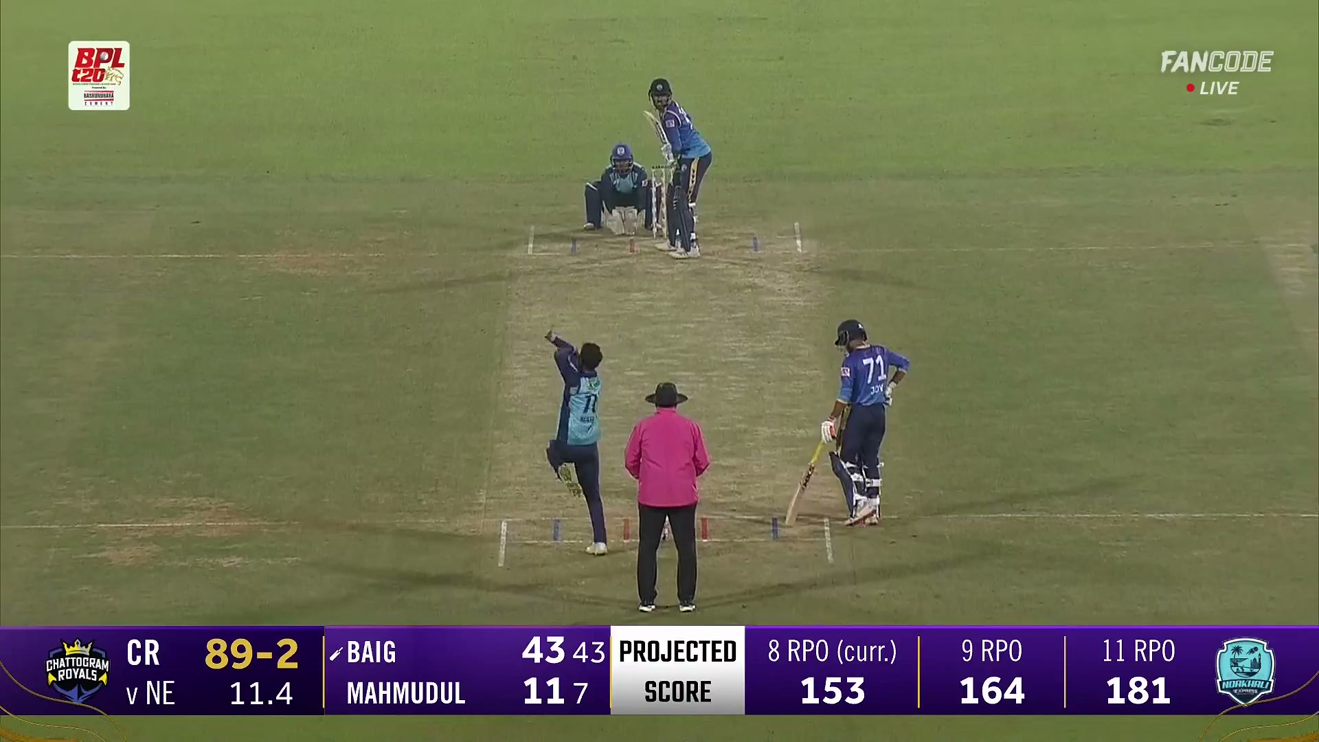 poster url for Four! Mirza Baig Skips Down And Carves A Lovely Drive Through The Covers