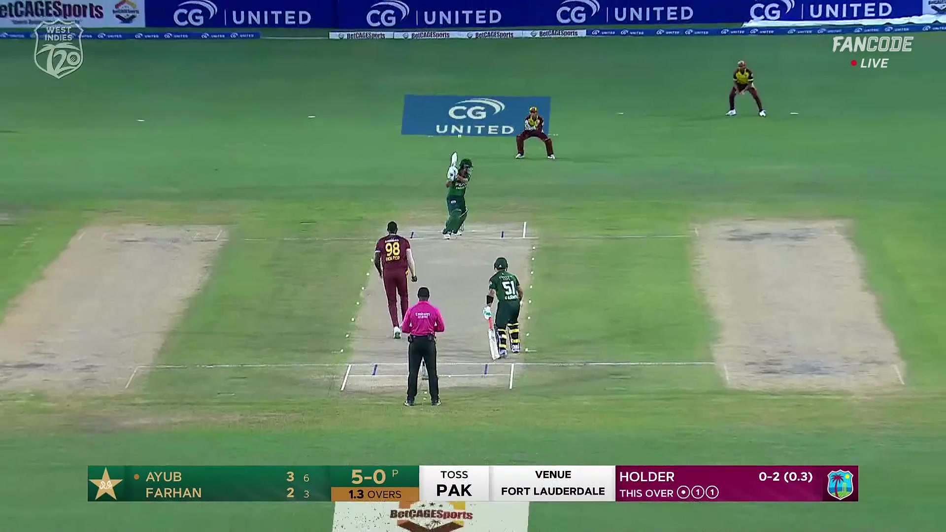 Four! Saim Ayub Hits The First Boundary Of The Match