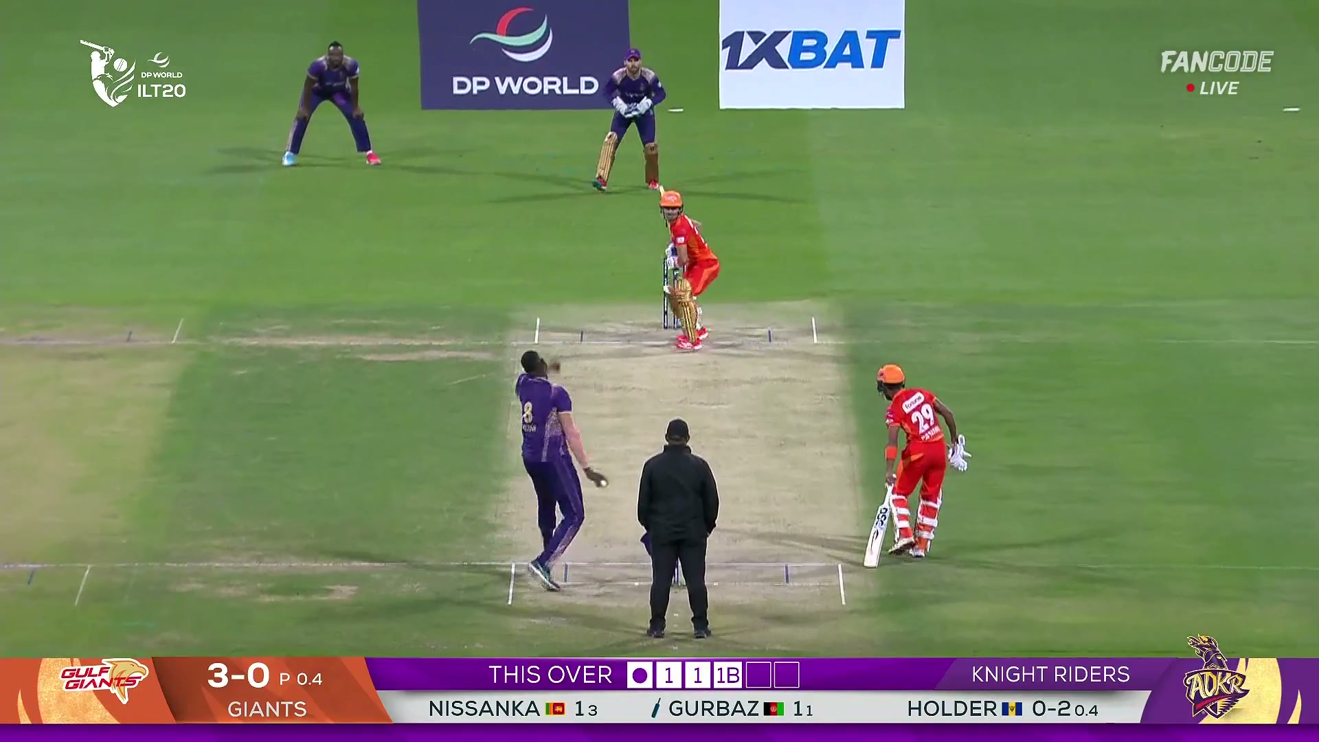 poster url for Six! Rahmanullah Gurbaz Dances Down The Pitch And Smashes It Over The Long-On Fence For A Maximum