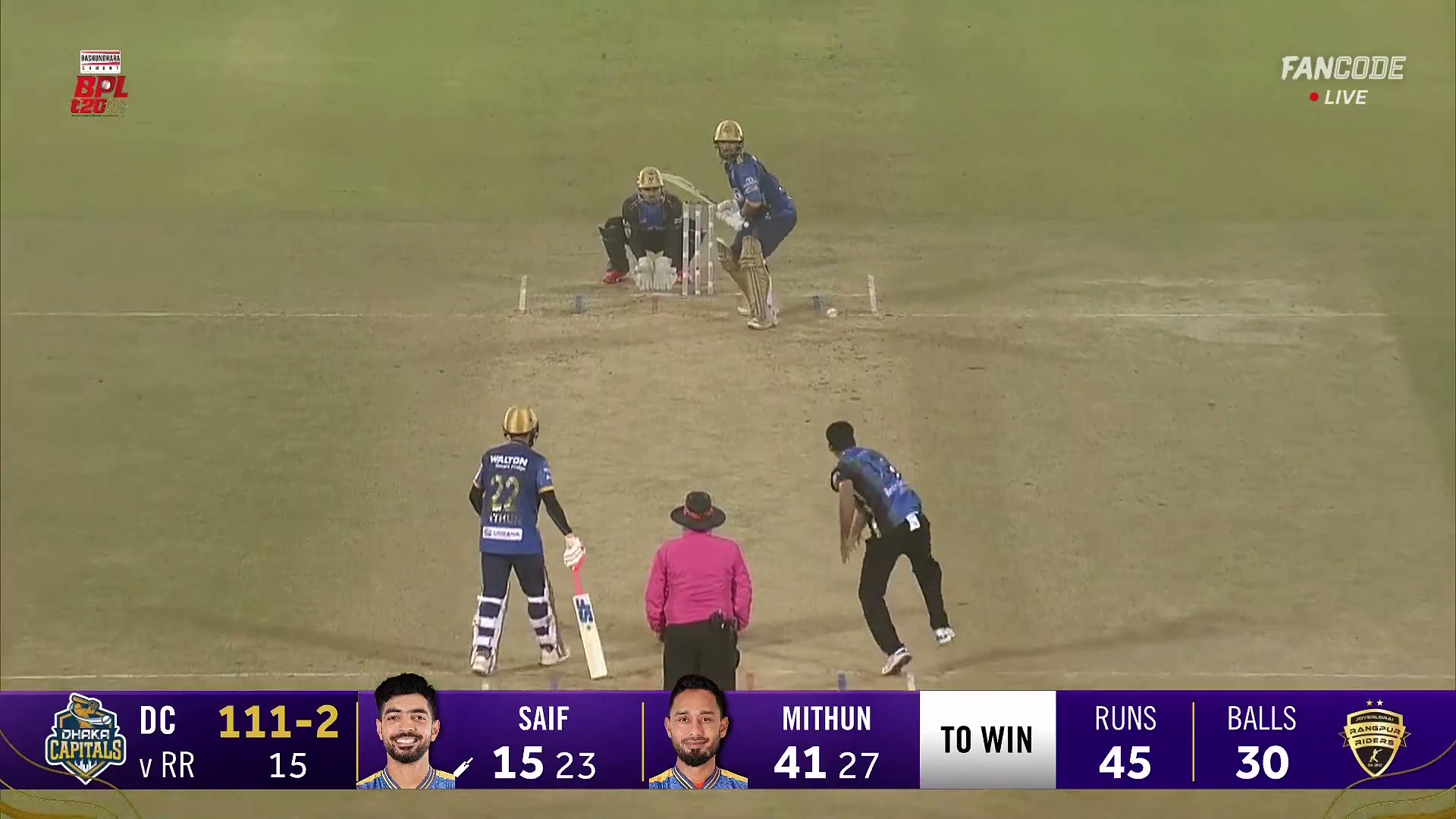 poster url for Wicket! Khushdil Shah Takes A Neat Catch, Saif Hassan Heads Back