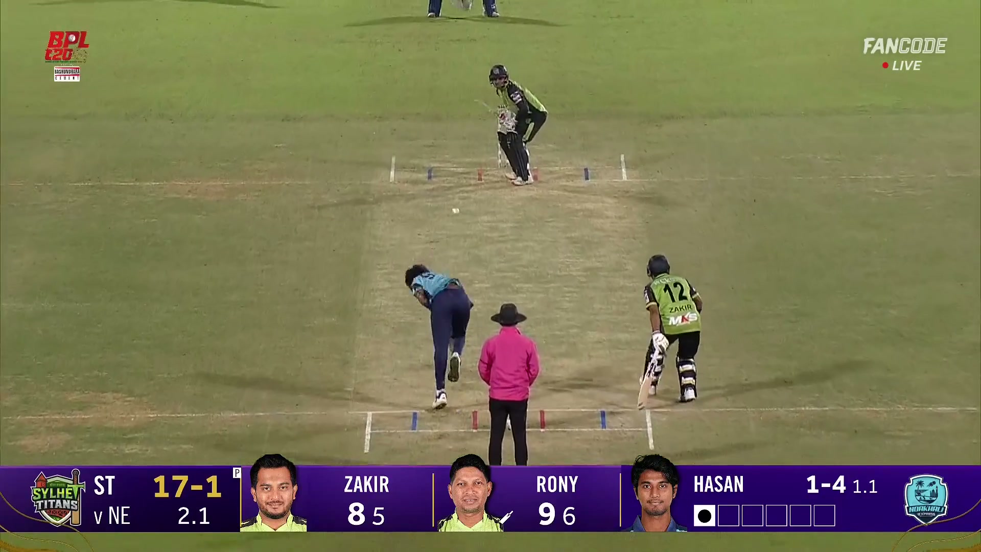 poster url for Wicket! Hasan Mahmud Traps Rony Talukdar In Front Of The Stumps