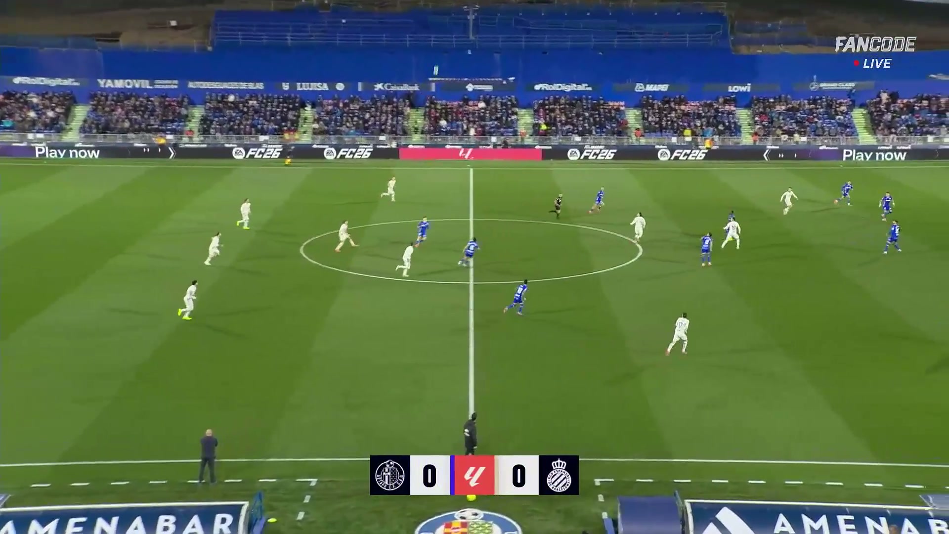 poster url for Kick Off! The Whistle Sounds At Estadio Coliseum As Getafe Face Espanyol