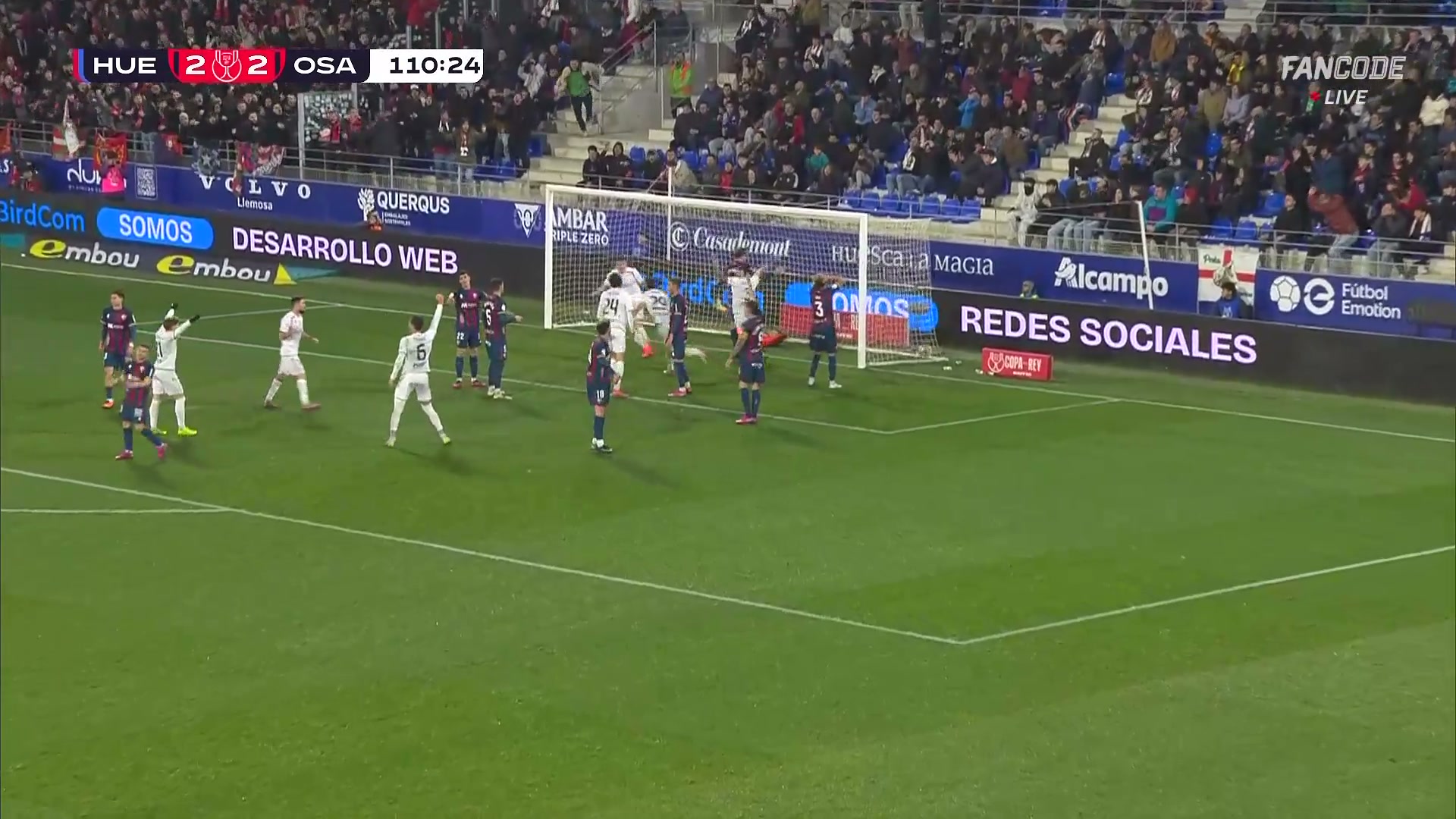 poster url for Goal! Asier Osambela Rises Highest To Convert The Corner For Osasuna