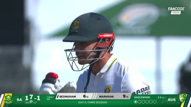 Four! Bedingham's Classy Back-Foot Punch