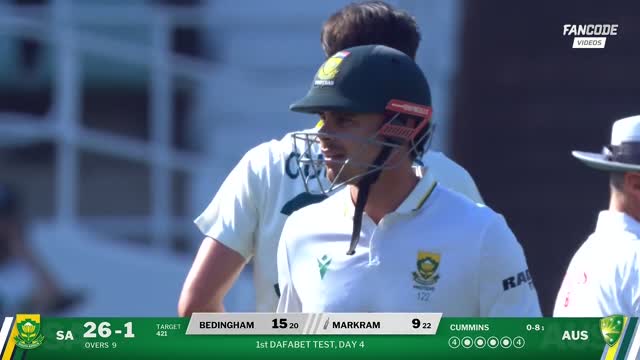 Four! Bedingham's Perfect Back-Foot Punch