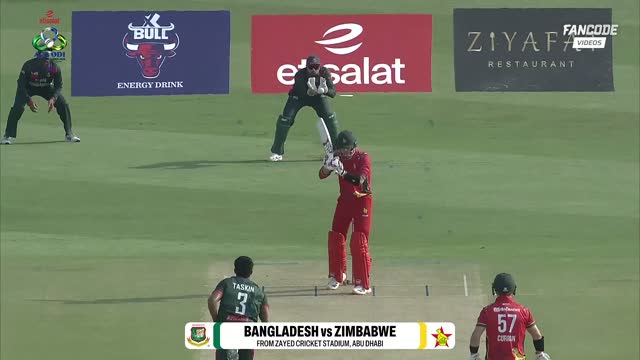 First Ball! Taskin Steams In For The First Ball
