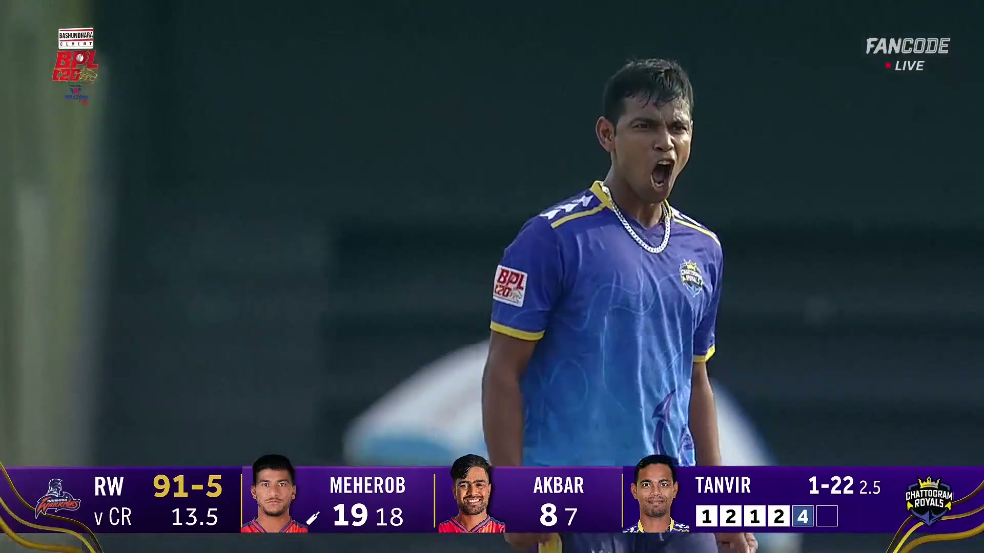 poster url for Wicket! SM Meherob Tries To Go Big, Lands Into The Hands Of Shoriful Islam