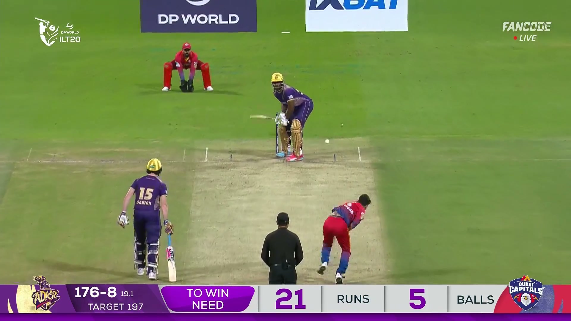 poster url for Six! Andre Russell Feasts On Full Toss To Keep Last-Over Drama Alive