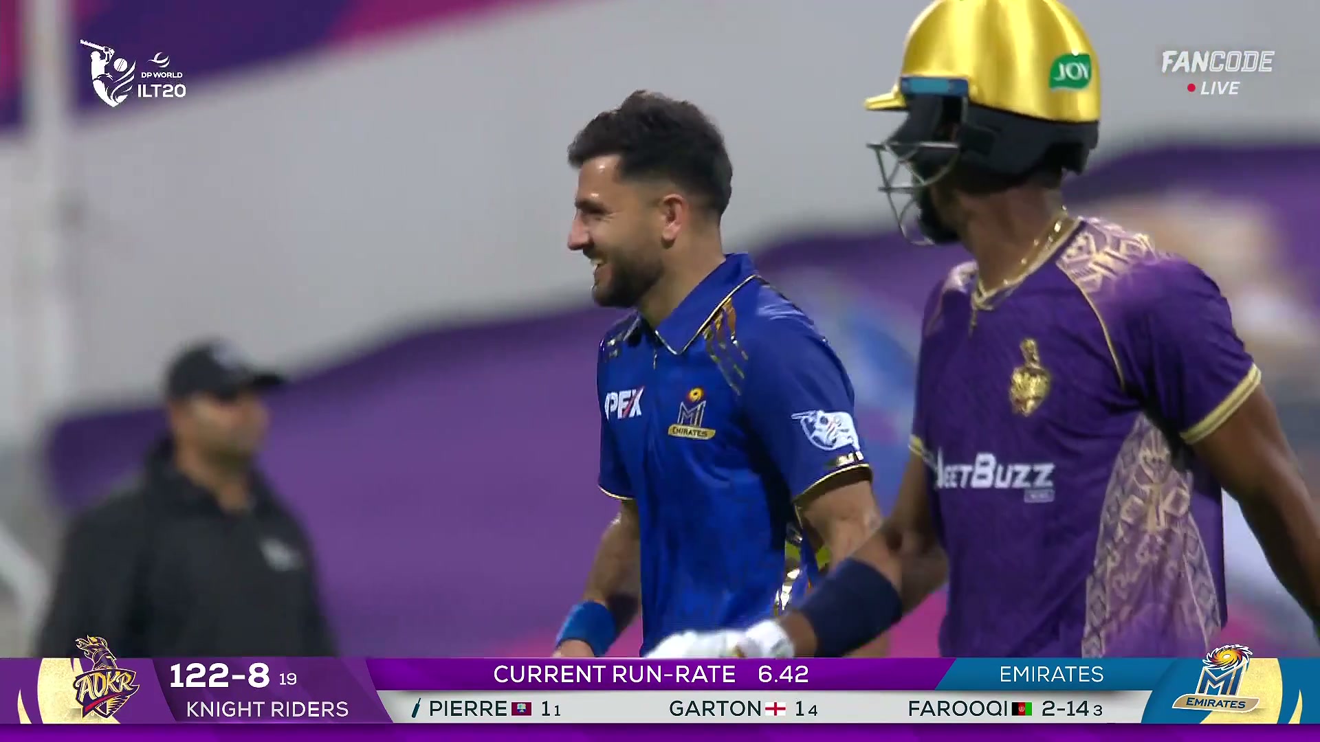 poster url for Wicket! Fazalhaq Farooqi Bags His Third, Sends Khary Pierre Packing