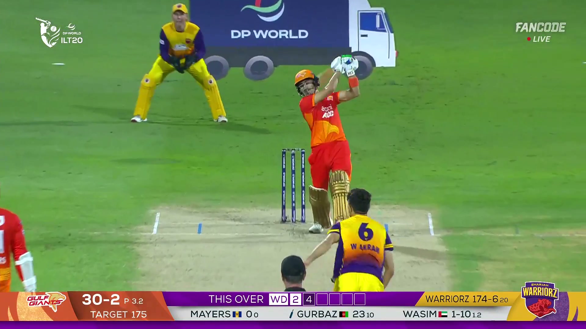 poster url for Six! Gurbaz Lofts It Over The Long Off Fence