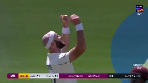 Wicket! Michael Rae Takes A Comfortable Catch To Remove Shai Hope