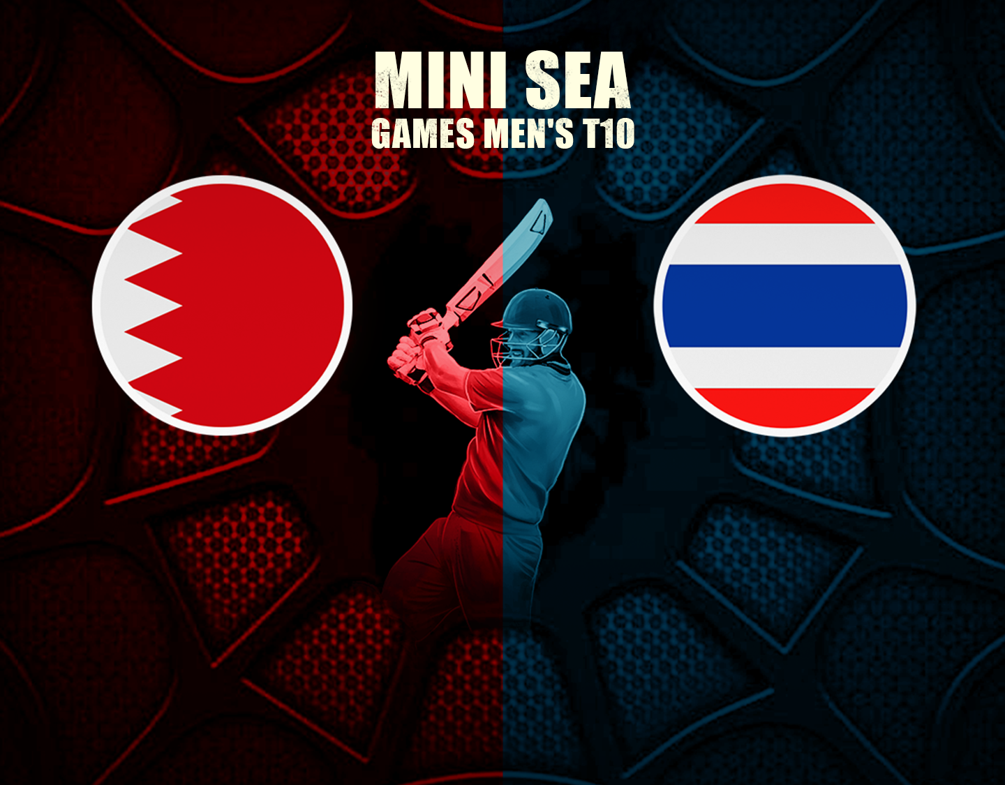 Match 2 of mini sea games men's t10, 2025: bahrain vs thailand banner