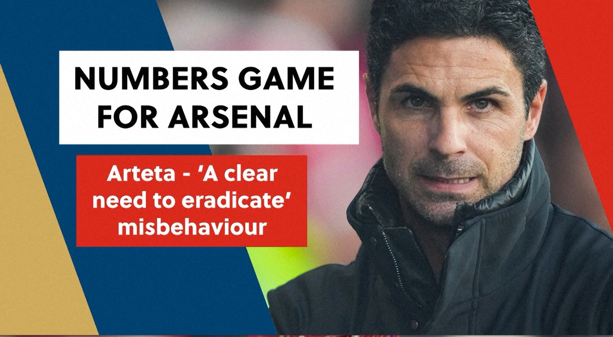 Take that pain that we still have... use it for tomorrow: Arteta on playing with 10 players