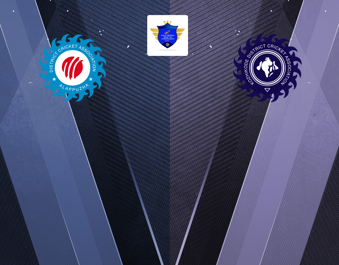 Match 1 of kerala nsk t20 trophy: alappuzha vs kozhikode banner