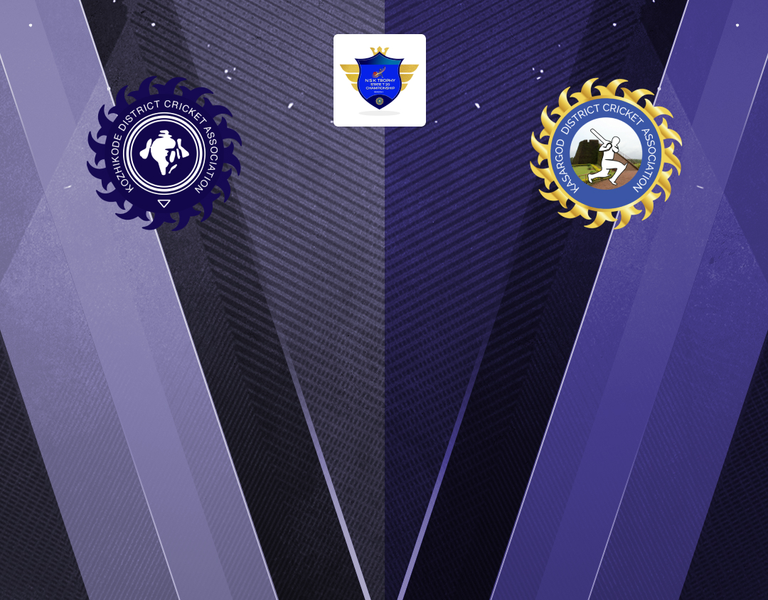 Match 6 of kerala nsk t20 trophy: kozhikode vs kazaragode banner