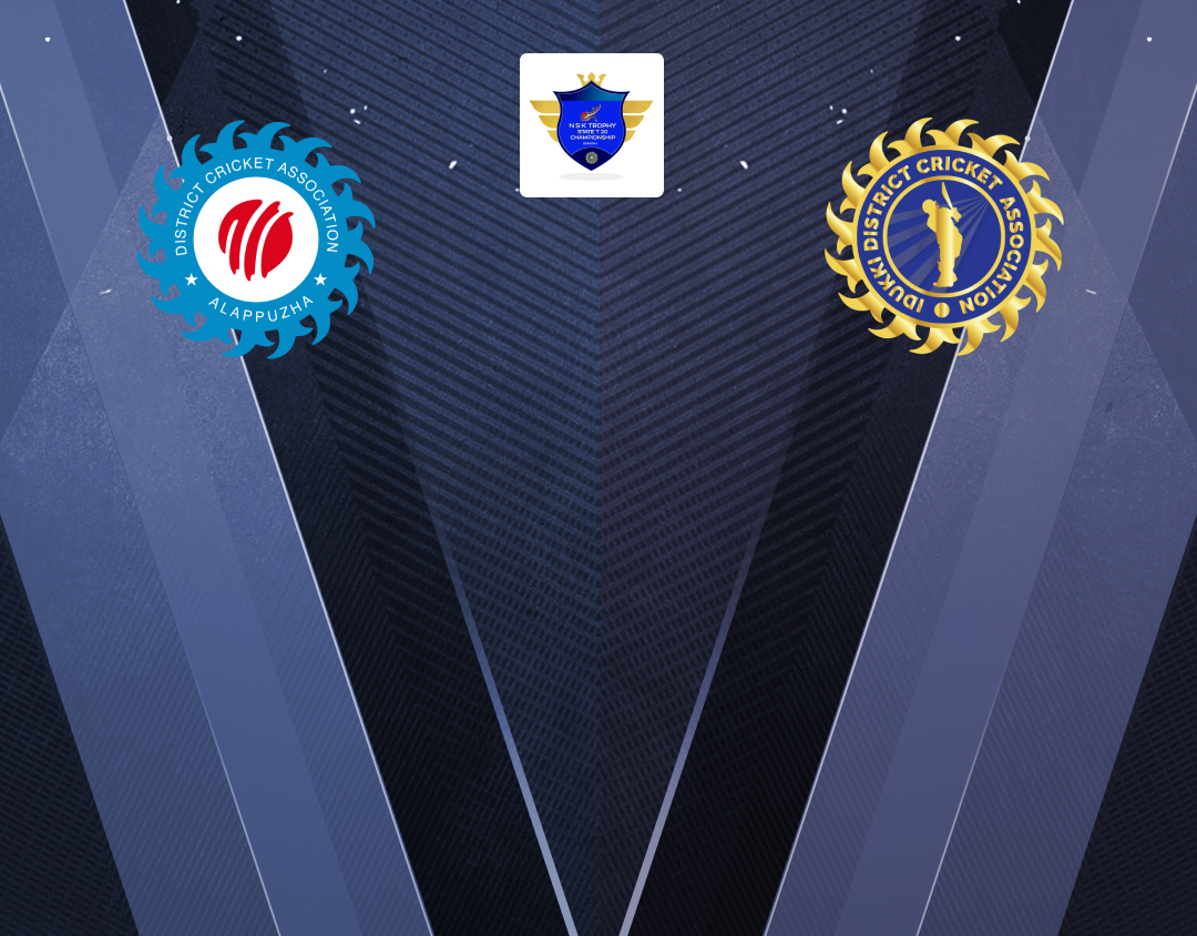 Match 8 of kerala nsk t20 trophy: alappuzha vs idukki banner