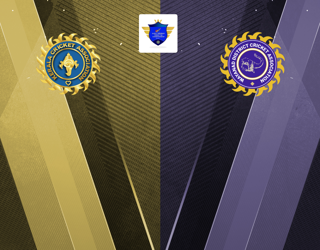 Match 13 of kerala nsk t20 trophy: combined districts vs wayanad banner