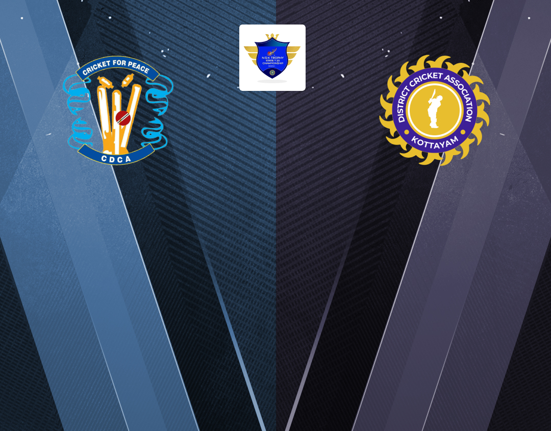 Match 14 of kerala nsk t20 trophy: kannur vs kottayam banner