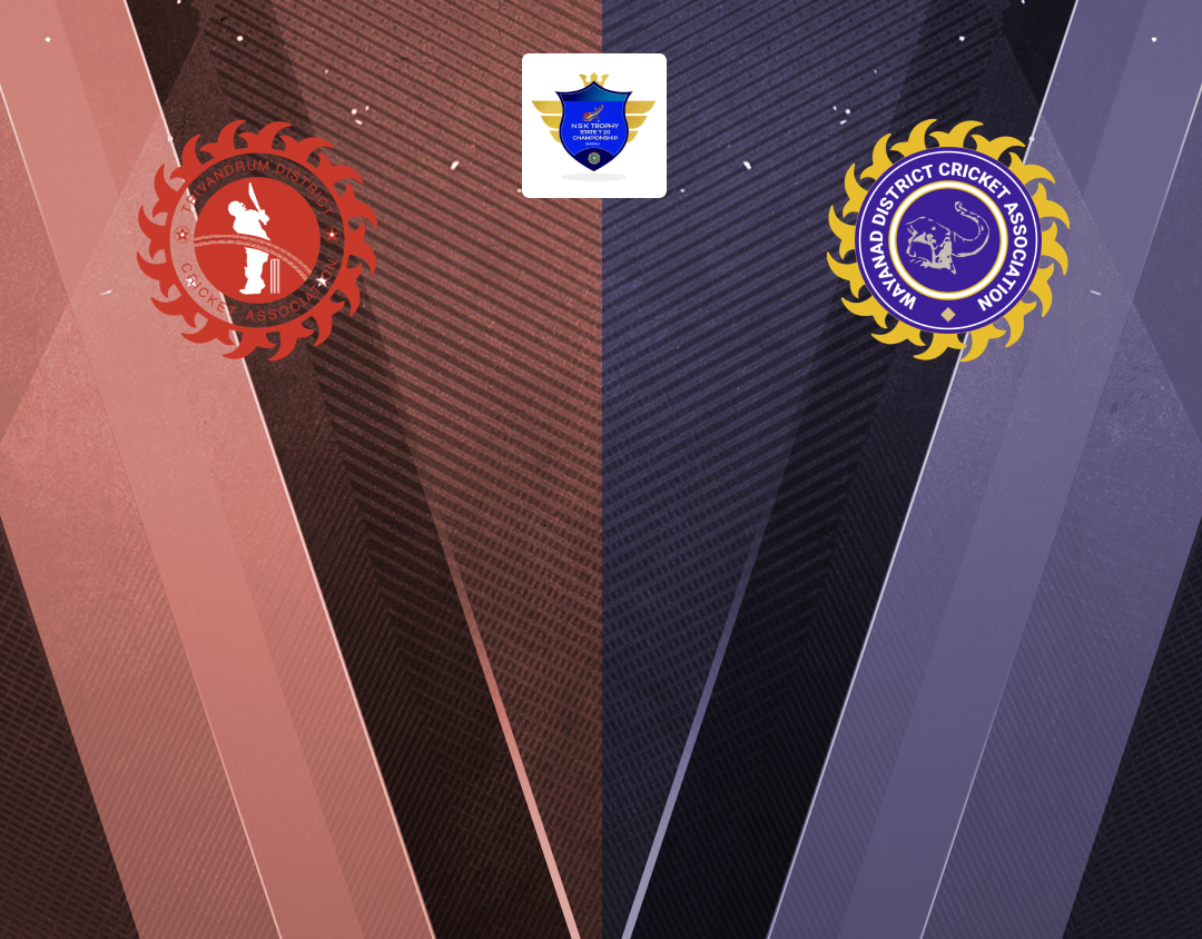 Match 20 of kerala nsk t20 trophy: trivandrum vs wayanad banner