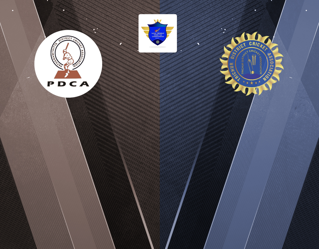 Match 28 of kerala nsk t20 trophy: pathanamthitta vs trichur banner