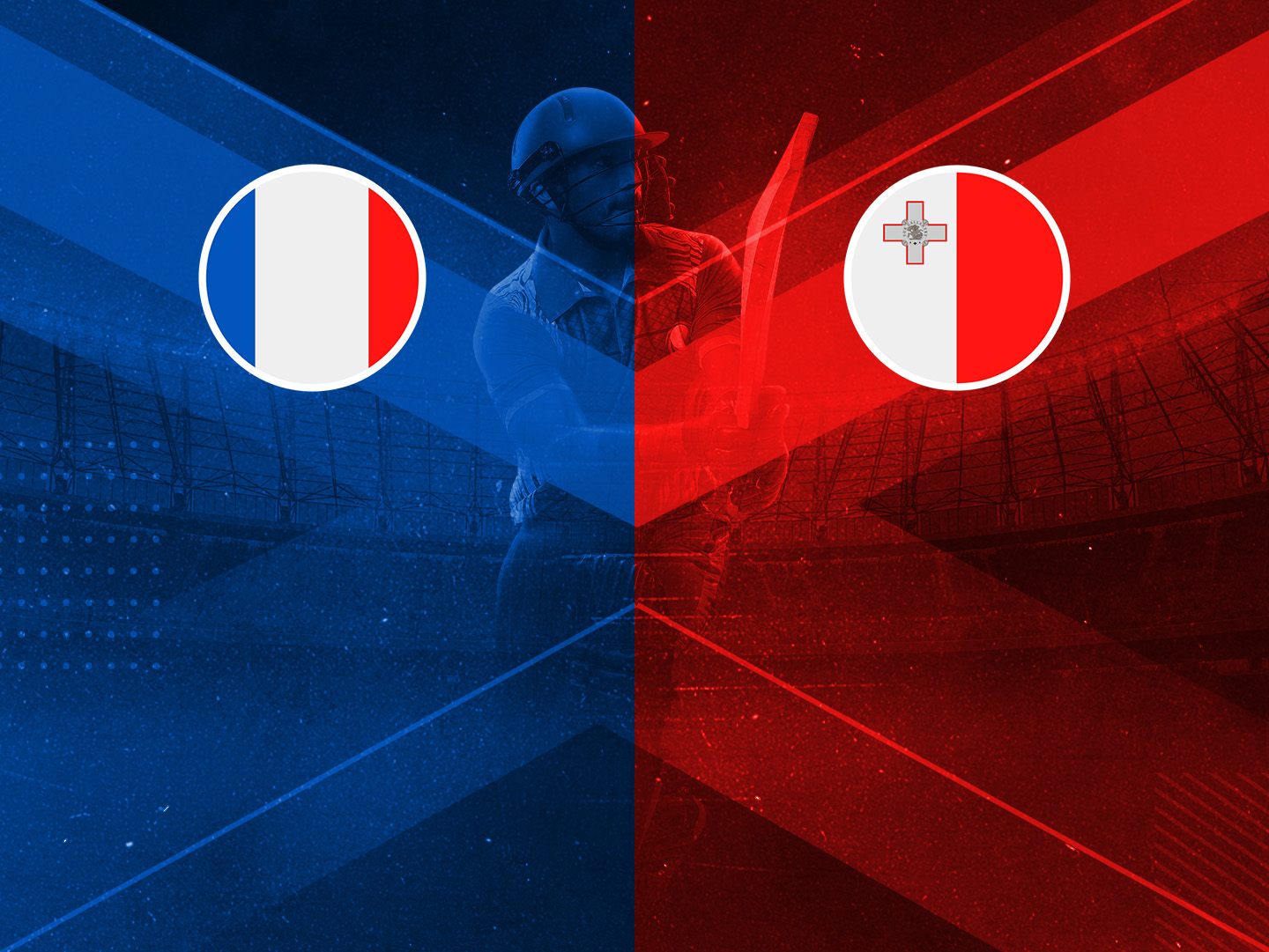 Match 1 of ecn mdina cup t20is, 2024: france vs malta banner