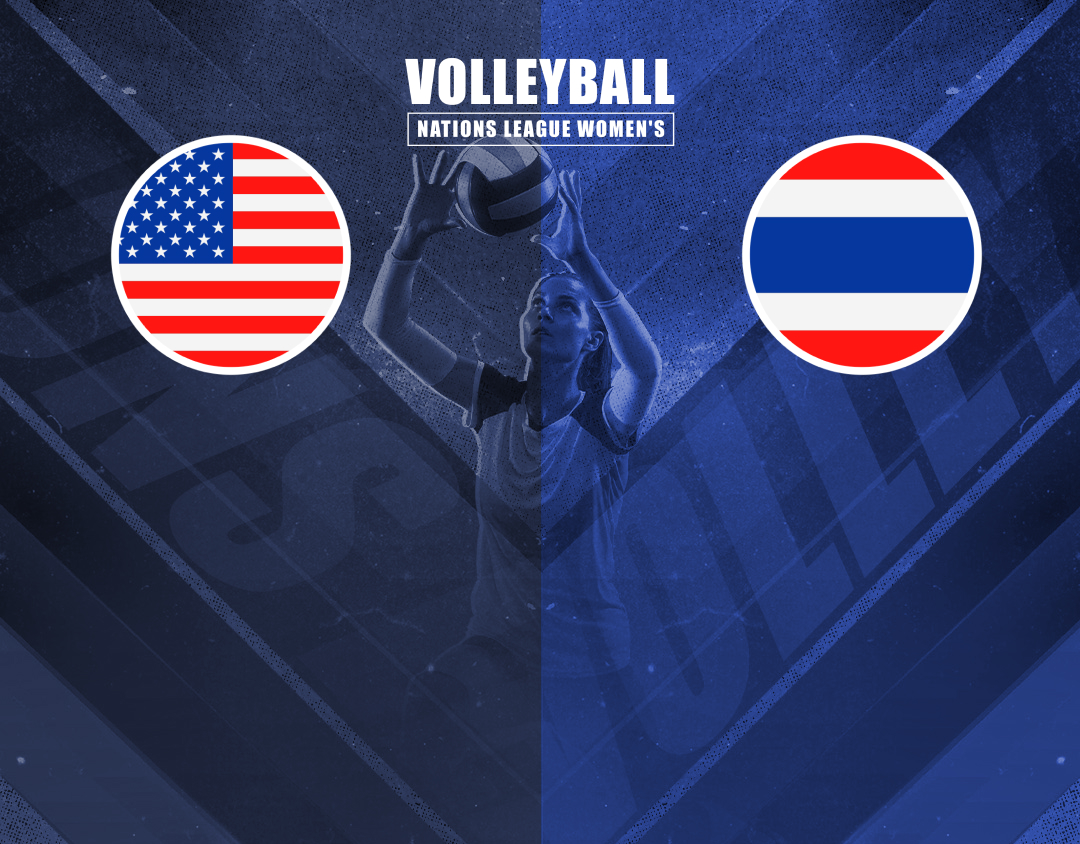 Match #7 of volleyball nations league women's banner