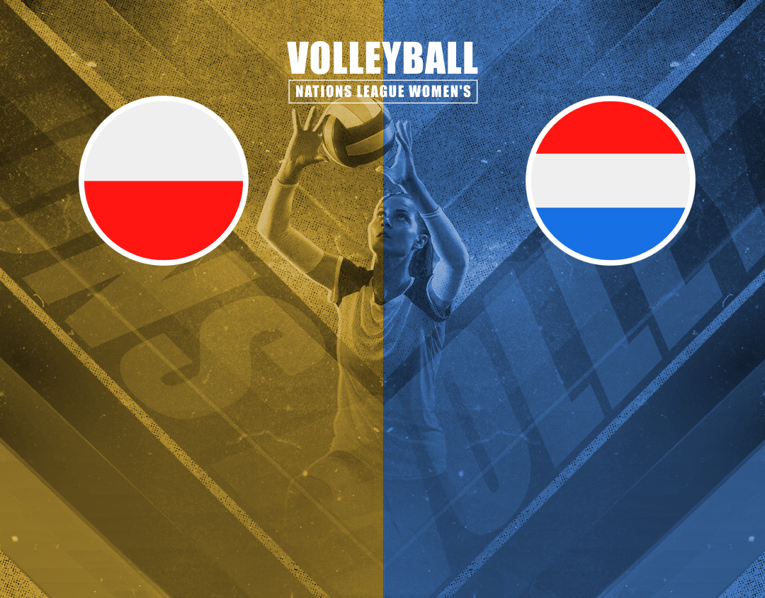Match #21 of volleyball nations league women's banner
