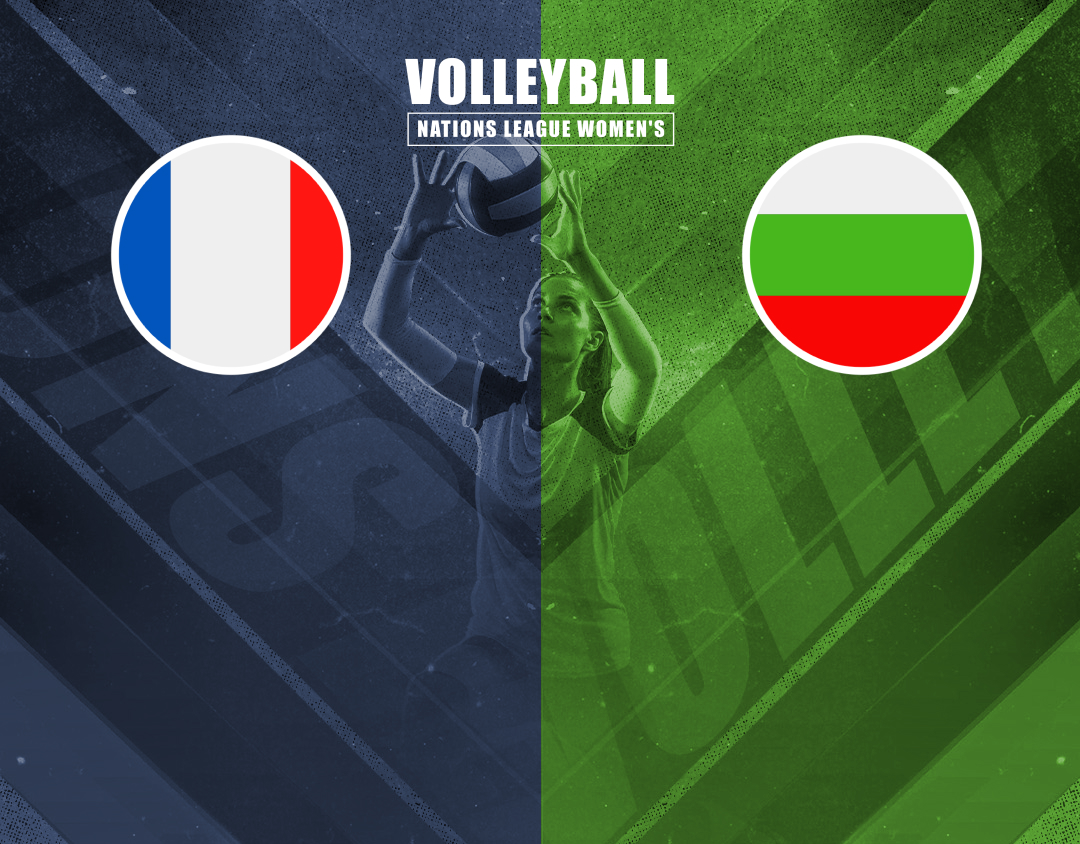 Match #22 of volleyball nations league women's banner