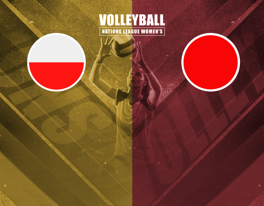 Match #29 of volleyball nations league women's banner