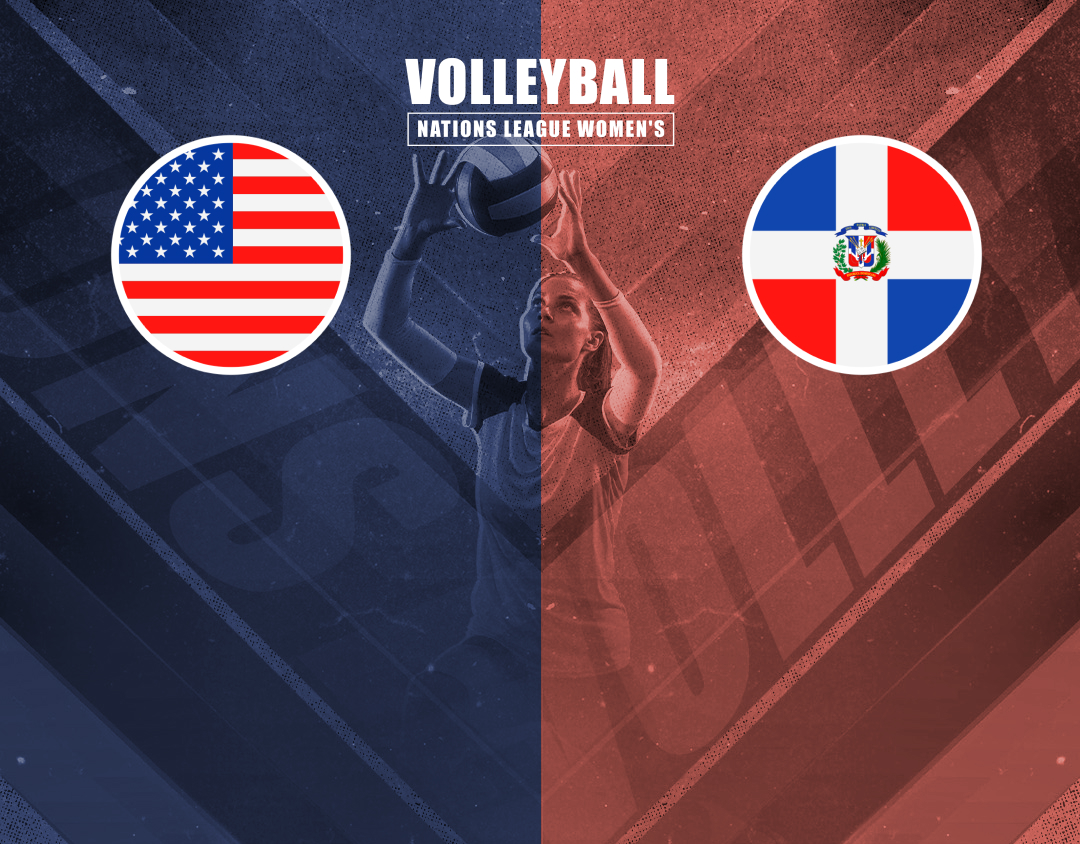 Match #30 of volleyball nations league women's banner