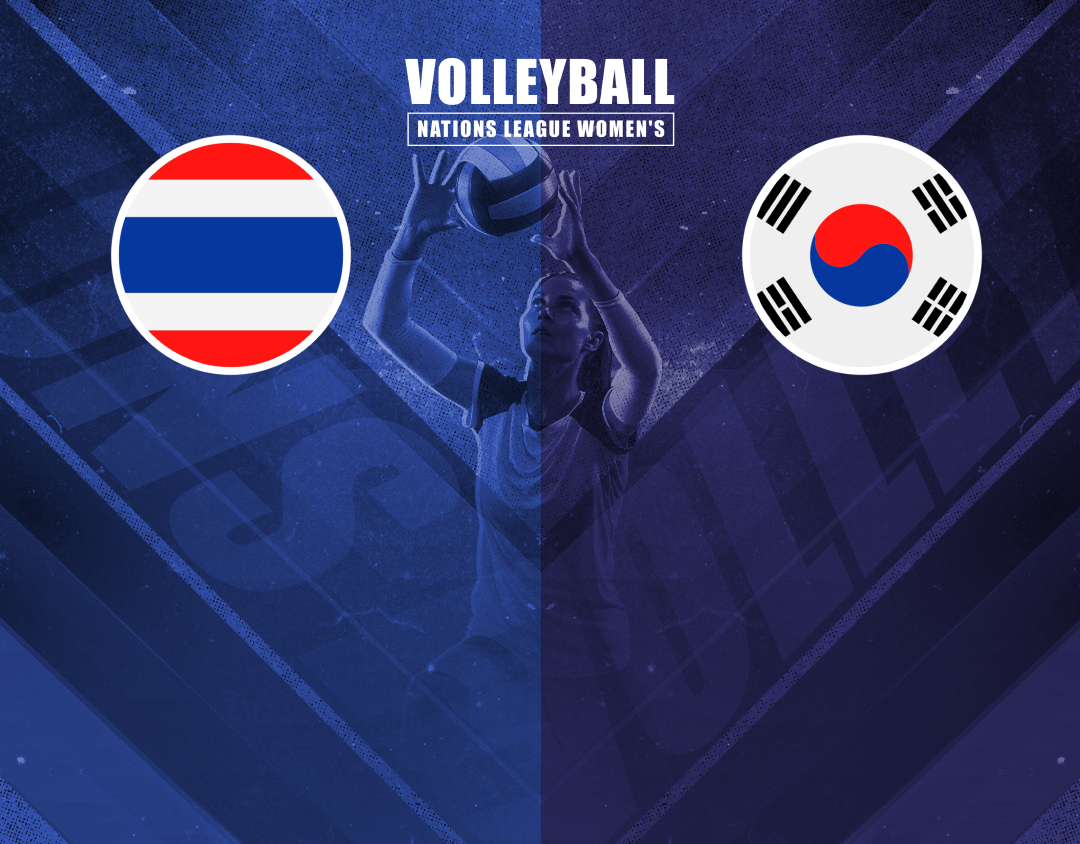 Match #32 of volleyball nations league women's banner