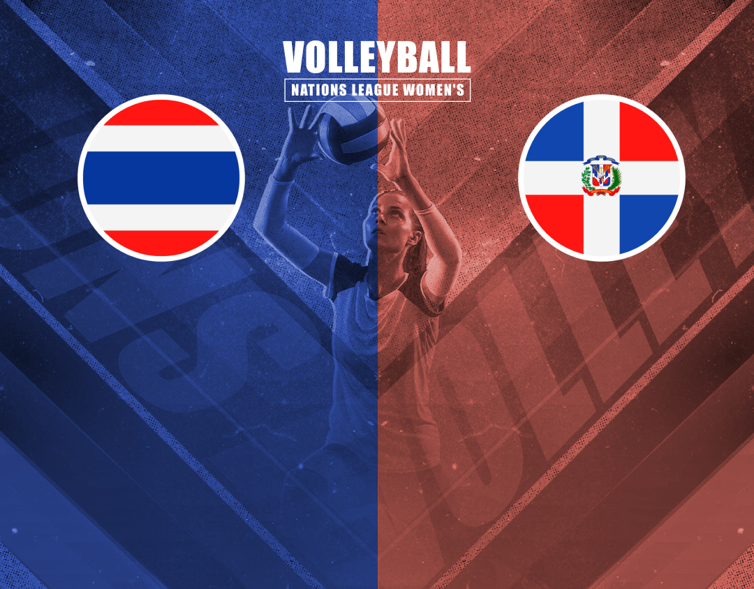 Match #33 of volleyball nations league women's banner