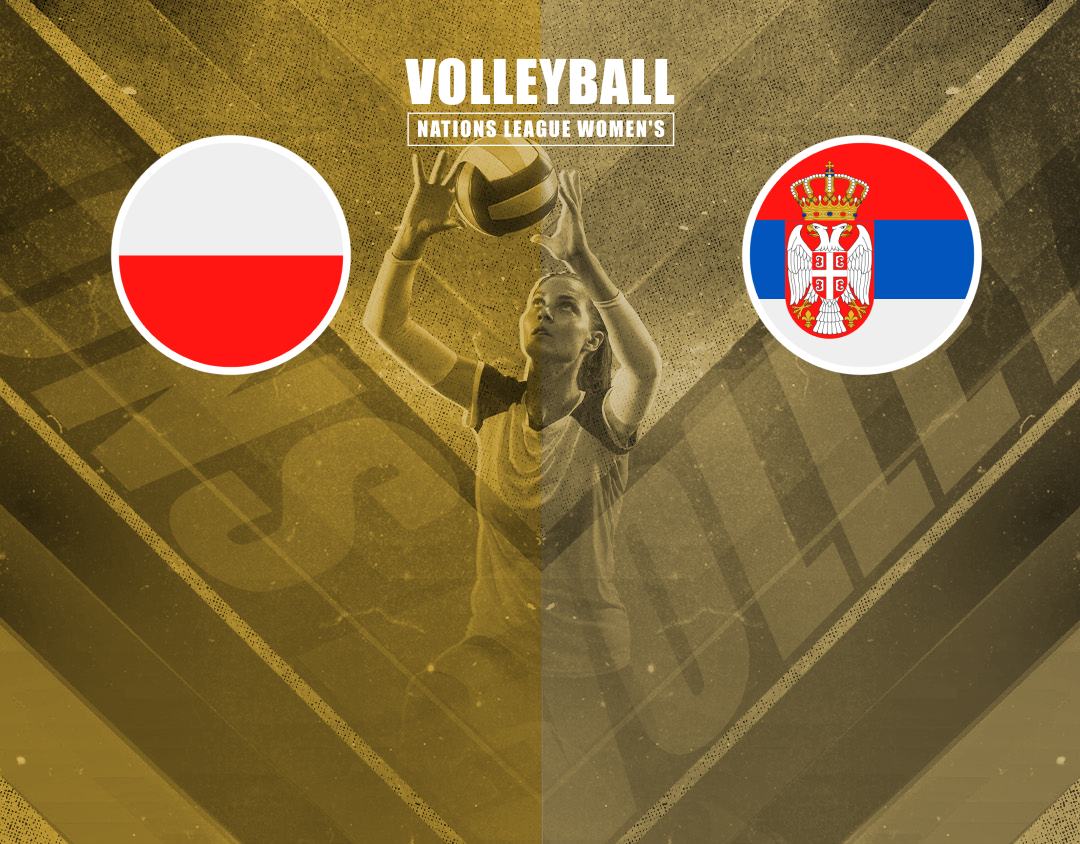 Match #35 of volleyball nations league women's banner