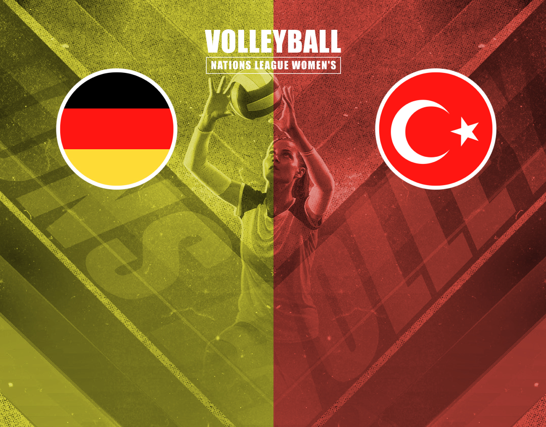 Match #40 of volleyball nations league women's banner