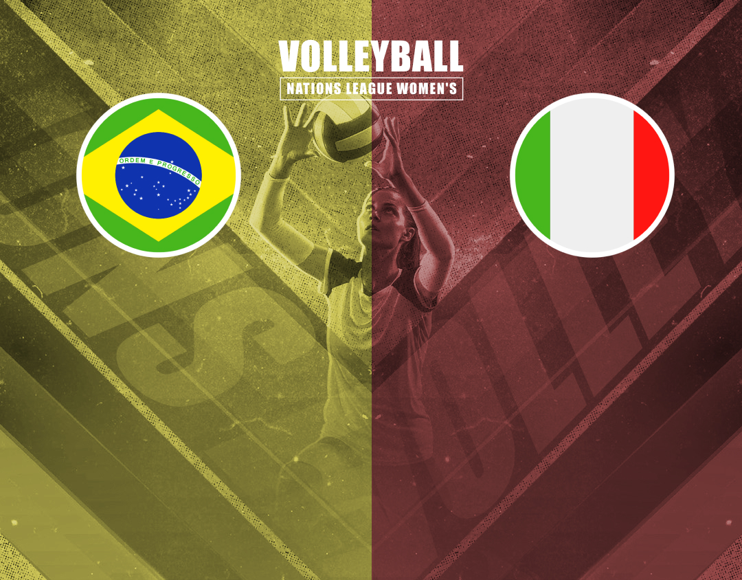Match #53 of volleyball nations league women's banner