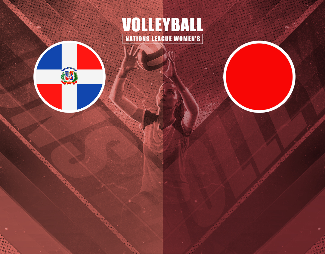 Match #54 of volleyball nations league women's banner