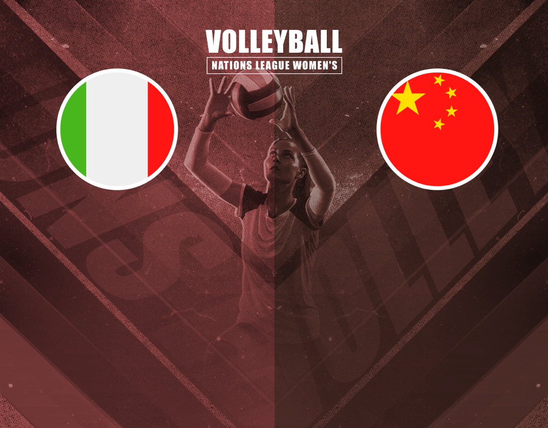 Match #61 of volleyball nations league women's banner