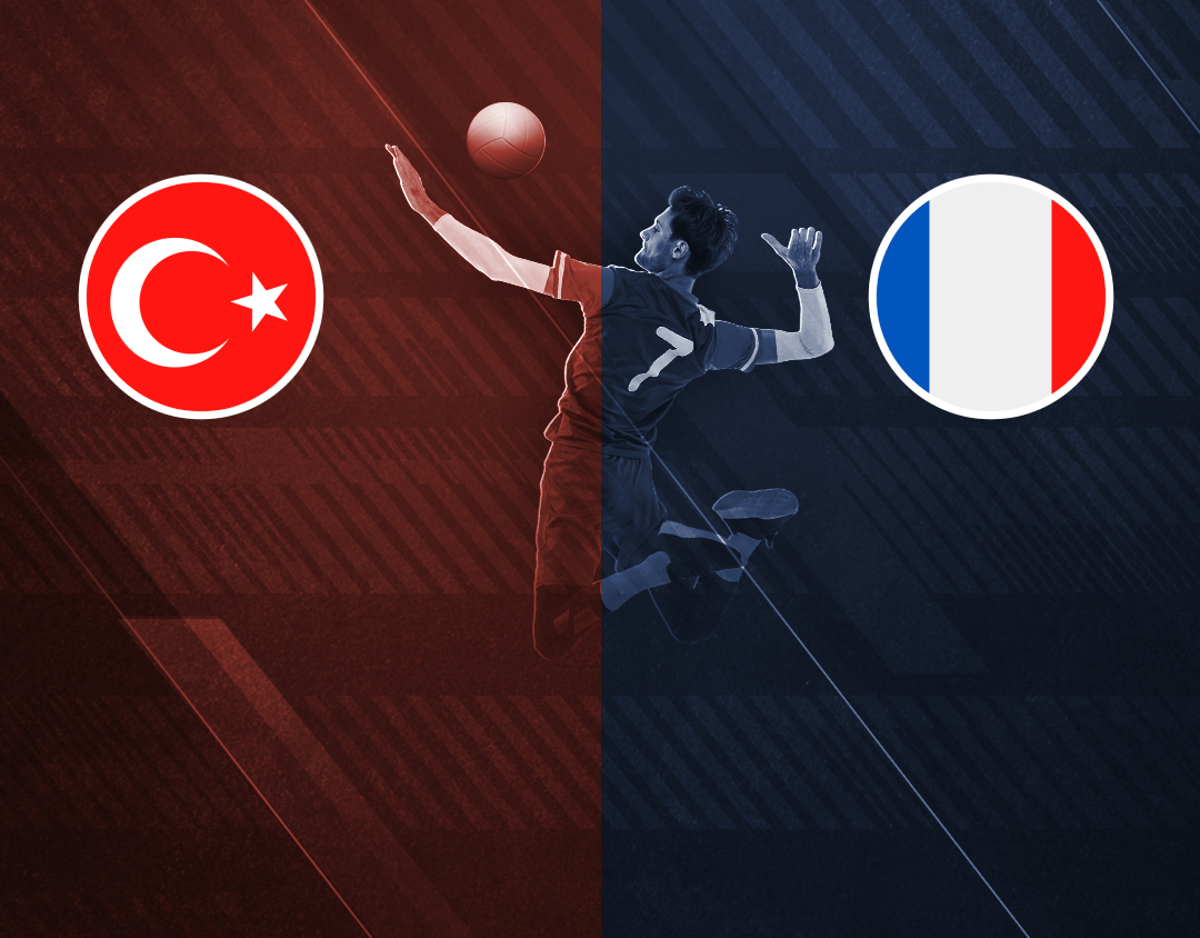 Match #25 of volleyball nations league men's banner