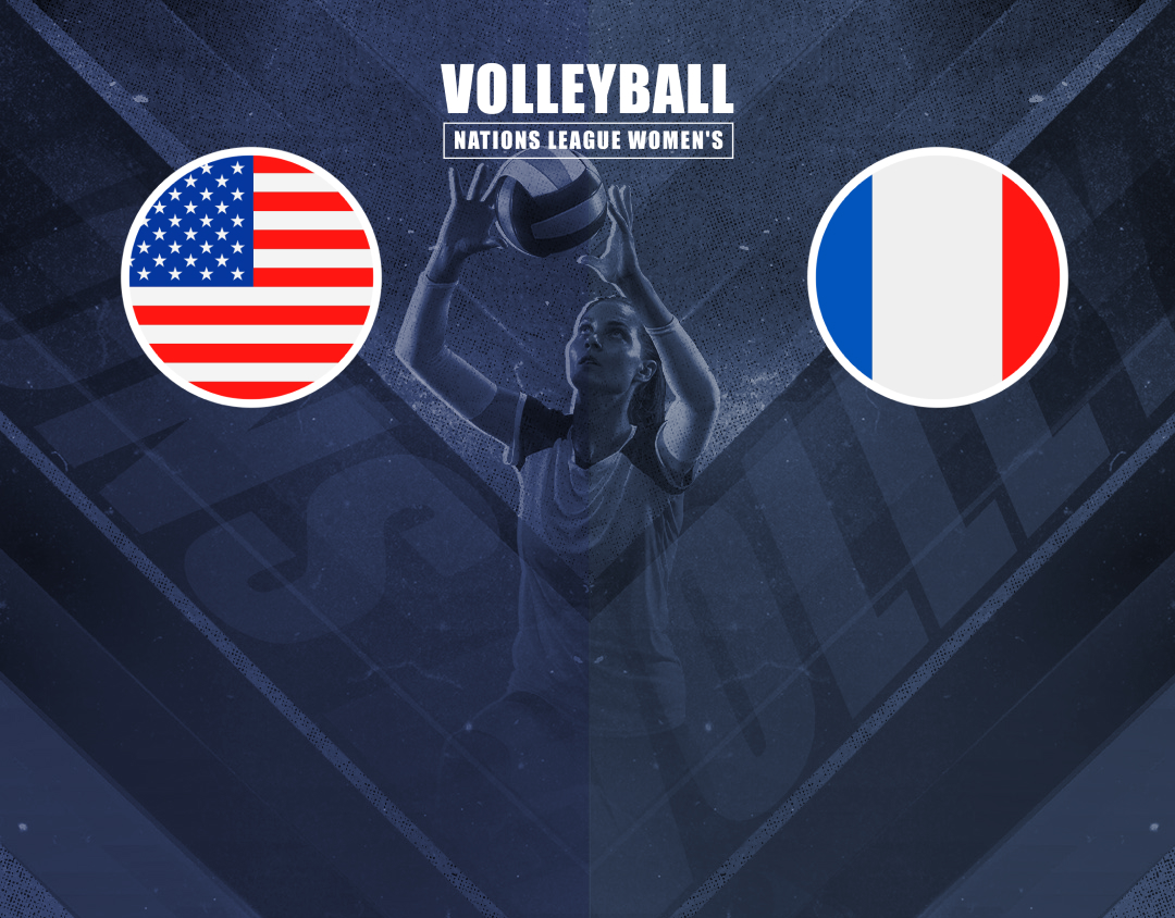 Match #65 of volleyball nations league women's banner